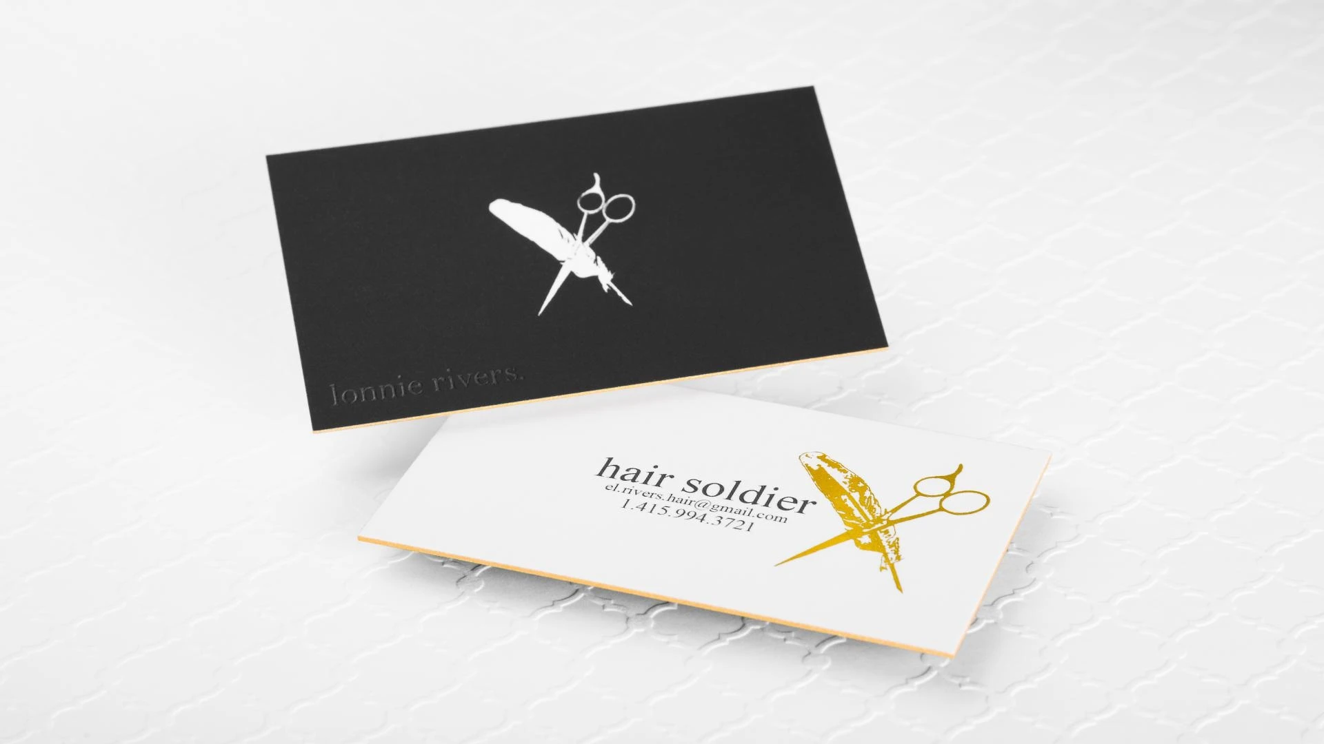 Salon Business Cards Business Card Design